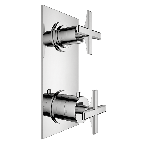 TRIM (Non-Shared Function) – 1/2″ Thermostatic Trim with Volume Control and 2-Way Diverter