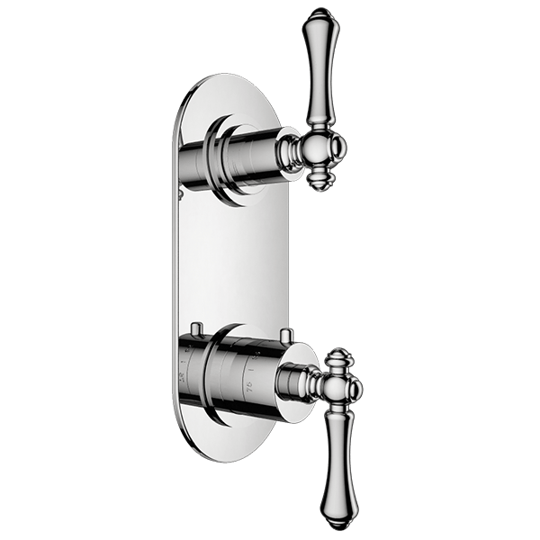 TRIM (Shared Function) – 1/2″ Thermostatic Trim With Volume Control and 2-Way Diverter