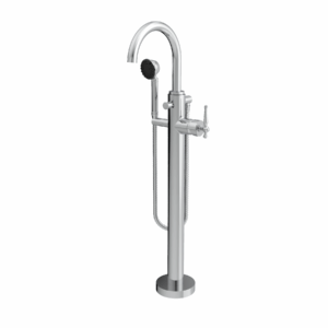 TRIM - Floor Mount Tub Filler with Hand Shower