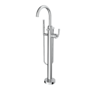 TRIM - Floor Mount Tub Filler with Hand Shower