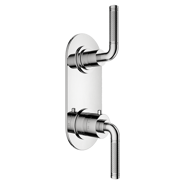 TRIM (Non-Shared Function) – 1/2″ Thermostatic Trim with Volume Control and 3-Way Diverter