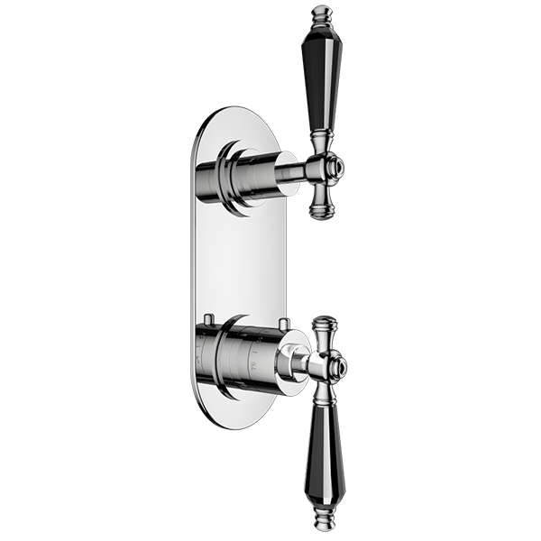 TRIM (Shared Function) – 1/2″ Thermostatic Trim with 2-Way Diverter
