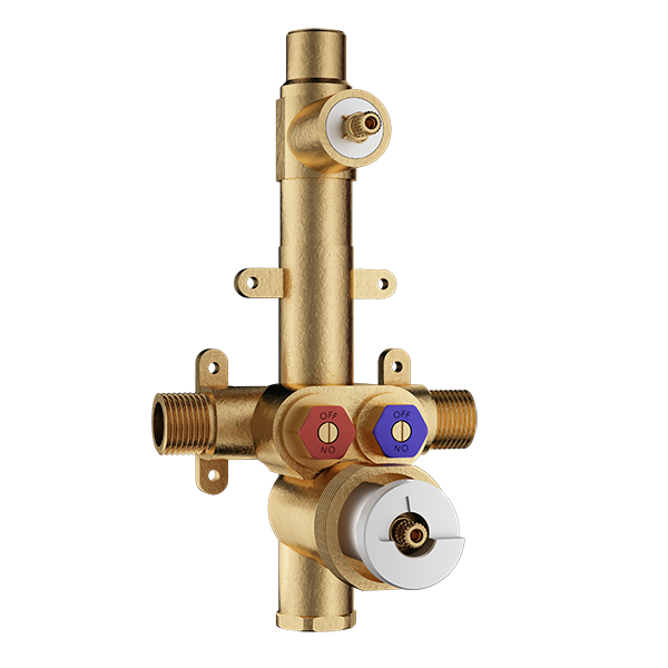 1/2” Thermostatic Valve with One Way Volume Control