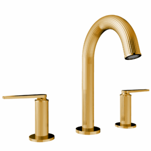 Athena Widespread Faucet - Polished Gold