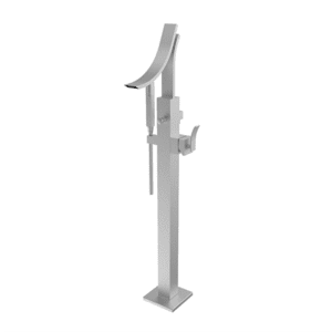 TRIM - Floor Mount Tub Filler with Hand Shower