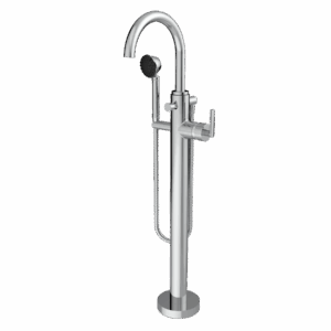 TRIM - Floor Mount Tub Filler with Hand Shower