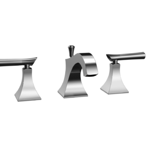Edo Zen Widespread Faucet - Polish Chrome